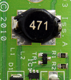 Circuit board close up